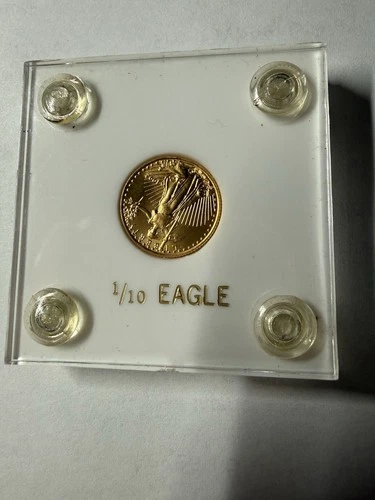 GOLD LIBERTY COIN 1/10 OZ  $5 CURRENCY BULLION 1992 GOLD US COIN
