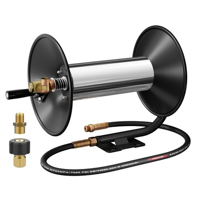 #ad #ad Pressure Washer Hose Reel 100FT High Pressure Hose Reel with Hand Crank 3 8... $128.92