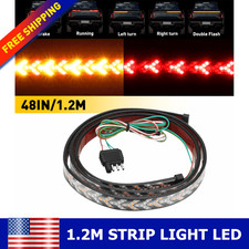 48" Truck Tailgate LED Light Bar Sequential Signal Brake Reverse Stop Tail Strip