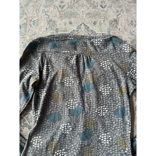 White Stuff Tunic Top Women’s Size 6 Grey Floral Print Pockets - Picture 8 of 11