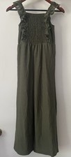 SPEECHLESS KIDS NWT GREEN PANTS ROMPER Lace Accent GIRLS MEDIUM