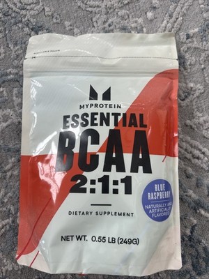 2 Of MYPROTEIN Essential BCAA 2:1:1 Blue Raspberry . Exp 12/25.  (8.8oz)