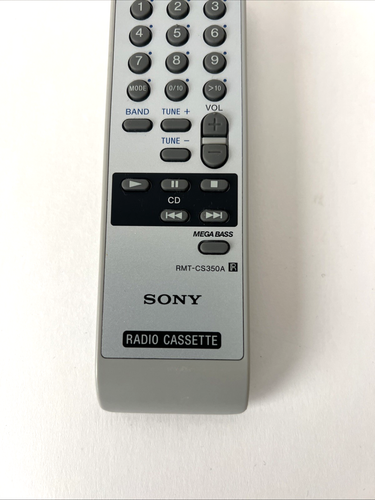 Telecomando originale Sony RMT-CS350A radiocassetta per CFD-S350, CFDS350 oem - Foto 3 di 7