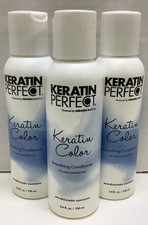 Keratin Perfect Keratin Color Smoothing Conditioner, 3.4oz Travel Size, Lot of 3