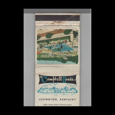 #ad #ad Matchbook Cover Campbell House Lexington KY $4.95
