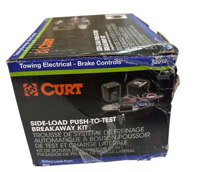 #ad Curt 52042 Push to Test Breakaway Kit with Side Load Battery $59.99
