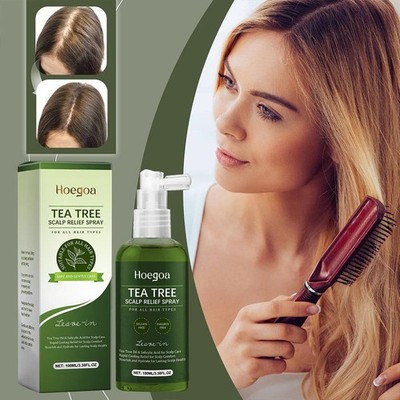 Scalp Relief Spray Scalp Relief W/TEA TREE Leave-In 100ml NE^uk| Spray R7K2