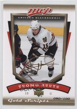 2006-07 Upper Deck MVP Gold Script 50/100 Tuomo Ruutu #68 2a8