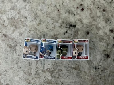 bitty pop avengers: thor, hulk, hawkeye and cap