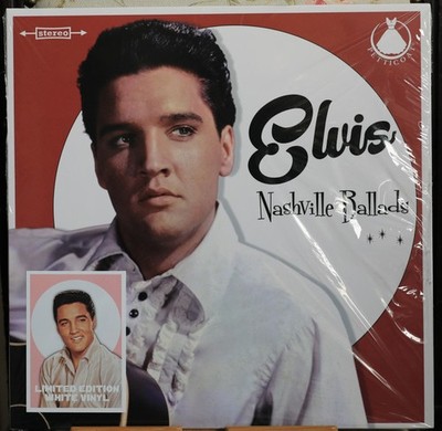 Elvis Presley - Nashville Ballads - LP/CD - WHITE - PETTICOAT - RARE