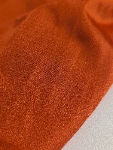 Orange Spandex Polyester Athletic Fabric 4 Way Stretch 2 Yard Cuts - Picture 7 of 10