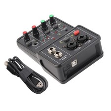New 14 10 4.4cm 2-channel audio mixer Sound Card For 20Hz-20KHz Frequency