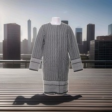 KappAhl Blazer Mantel Gr. M/38, Baumwollmischung, Schwarz/Weiss - TOP ❤️