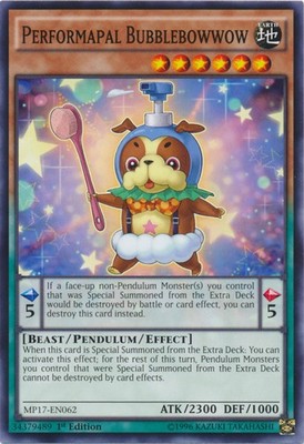 Performapal Bubblebowwow - MP17-EN062 - Common - 1st Edition - Near Mint