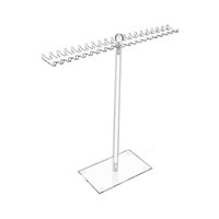 Acryl-Halsketten-Organizer, Transparenter Halsketten-StäNder, Schmuck-Organ2732