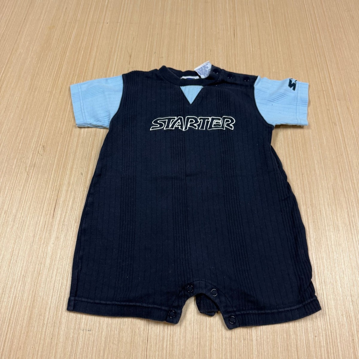 Vintage 90s Starter One Piece Toddler 18 months Baby Jumpsuit