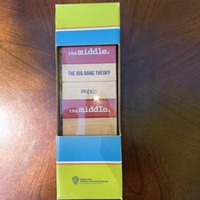 Warner Bros the middle Comedy Block Builder NOS 30 Precision Crafted Hard Wood