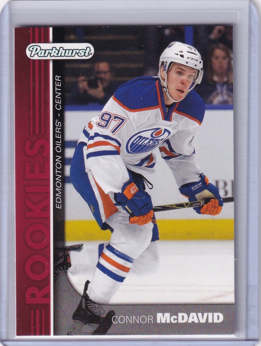 2015-16 Upper Deck Parkhurst Rookies Red Connor McDavid Edmonton Oilers #PR-1 RC