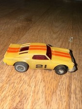 VINTAGE 1977 TCR GLOW IN THE DARK NOVA 21 SLOT CAR 1:64 HO IDEAL Lighted