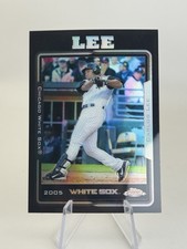 2004 TOPPS CHROME Black Refractor Card CARLOS LEE Chicago White Sox /225 SP