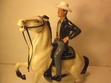 VINTAGE HARTLAND "MAVERICK" SEMI REARING WHITE HORSE, COMPLETE, 800 SERIES