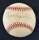 Warren Spahn Signed Baseball AUTO Official National League Ball JSA COA HOF