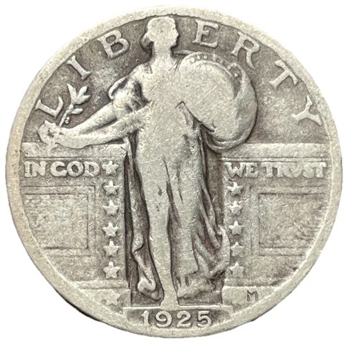 1925 Standing Liberty Quarter Silver 25C Better Date Philadelphia