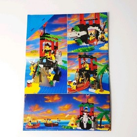 LEGO System Pirates Islanders Forbidden Cove #6264 Instruction Manual 1994