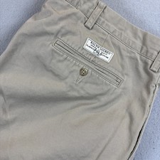 Vintage Polo Ralph Lauren Pants Mens 40x30 Khaki Chino Pleated Casual