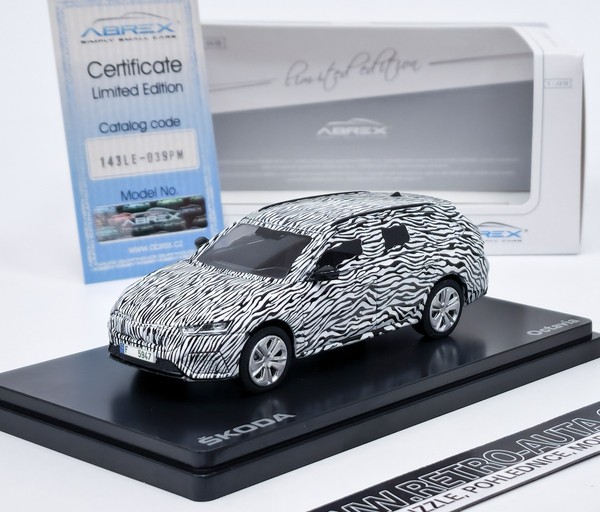 Skoda Octavia Iv Combi Rs (2020) Maskierter Prototyp Abrex 1:43-image