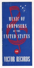 1940s RCA Victor Brochure- Music Of Composers Of The United States