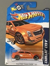 Hot Wheels Cadillac CTS-V arancione più veloce che mai’12 serie scheda lunga d