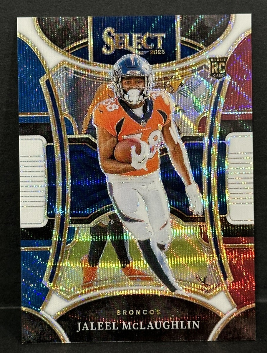 2023 Panini Select Football RC Jaleel McLaughlin Suite Level Tri