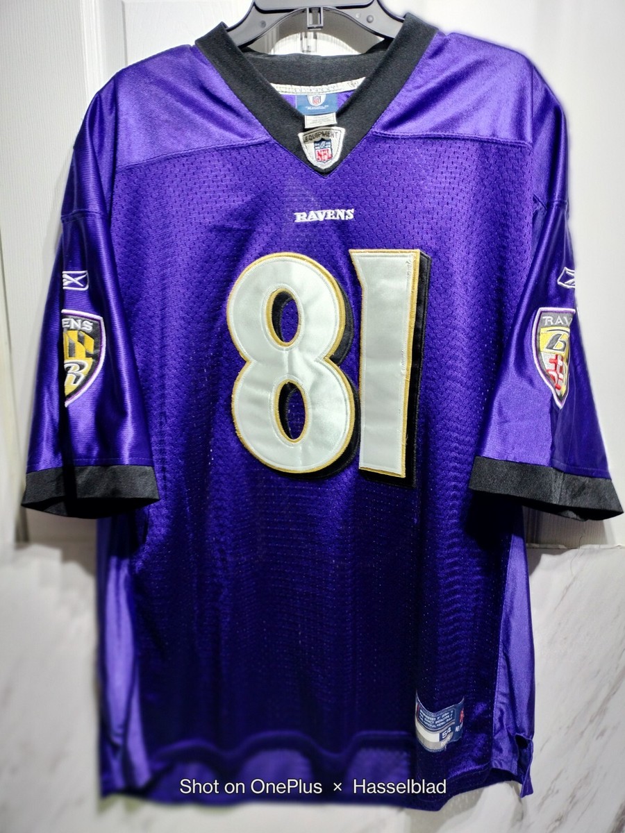 Reebok NFL BALTIMORE RAVENS Reedゲームシャツ Reebok Vintage Anquan Boldin NFL #81 Baltimore Ravens Purple