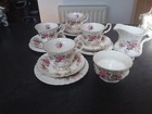 Royal Albert Lavender Rose 4 Trios, Milk and Sugar