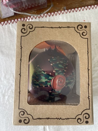 Cross Glass Ball Christmas Ornament Holiday Brushfire Designs By Glory Haus - Picture 6 of 7