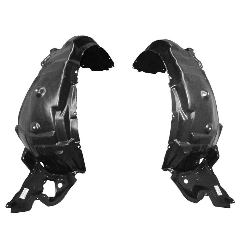 Driver & Passenger Side Fender Liner Set w/ Clips For 2006-2008 Lexus IS250 - Imagem 2 de 4