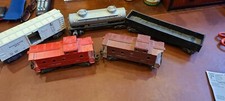 Lot Of 5 Vintage Lionel Train Railroad Cars 1007 6017 6472 6462 6465