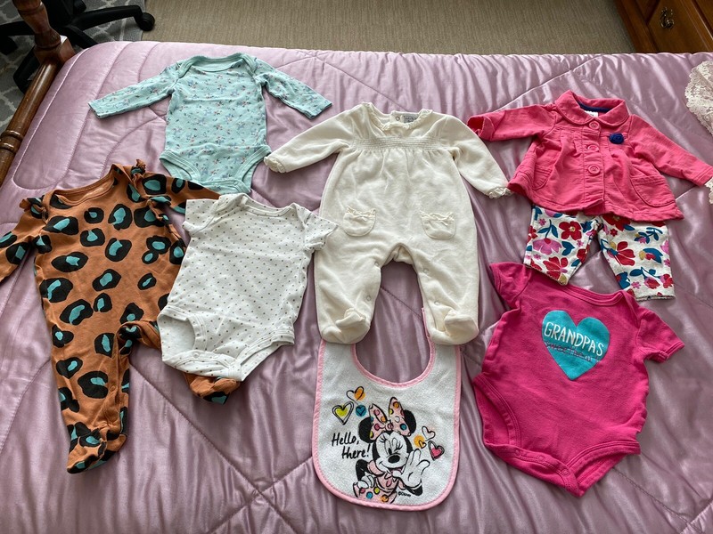 Baby Girl Clothes Mixed Lot 3 Months - 8 Pieces