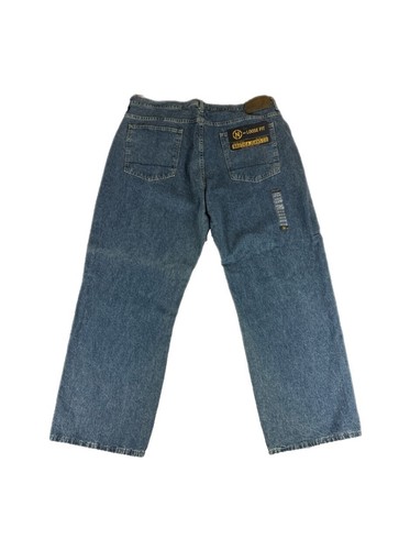 Jean REED Pour Homme - Taille 34x32, Décontracté Industriel, 100% Coton - Neuf Sans étiquettes