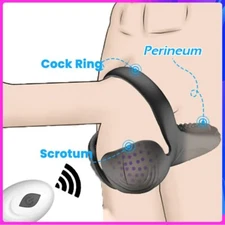 Male Electric Remote Control Ring Stretcher Enhancer Penis for Delay Ejaculation