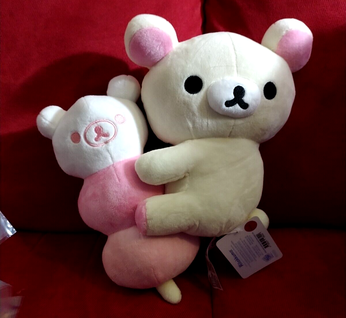 San-X Rilakkuma Korilakkuma On Botchan Dango 13” Plush Round 1