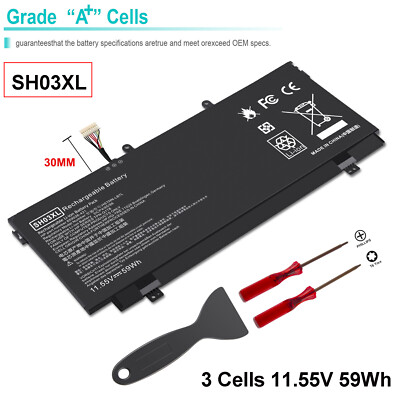 SH03XL Akku für HP Spectre X360 13 AC033DX w023dx 13-w000 859356-855 859026-421