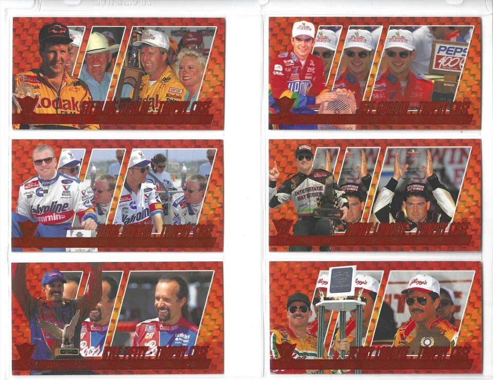 1995 Optima XL RED HOT PARALLEL--#17 Robert Pressley--ONE CARD ONLY! - Image 4 of 4