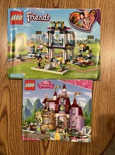 Huge Lego Lot Various Sets Lego Friends, Beauty And The Beast Castle, Random