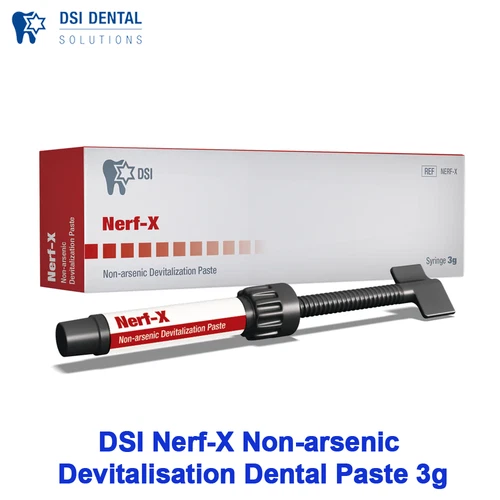 DSI Nerf-X Devitalisation Dental Paste 3g Pulpitis Canals Pulp Devitalizer