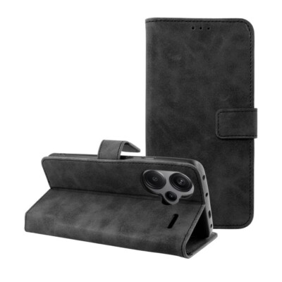 FÜR XIAOMI REDMI NOTE 13 PRO PLUS 5G - TENDER Cover Hülle Case Tasche SCHWARZ