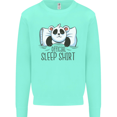 Panda Bear Funny Sleep Sleeping Nightwear Kids Sweatshirt Jumper - Picture 10 of 67