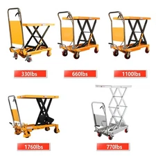 APOLLOLIFT Scissor Lift Table Hydraulic Platform Truck 330/660/770/1100/1760lbs