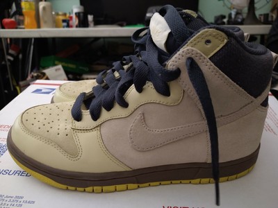 Nike Dunk High boys Alabaster Sail Classic Charcoal Zest Size 11.5 325203  711 | eBay